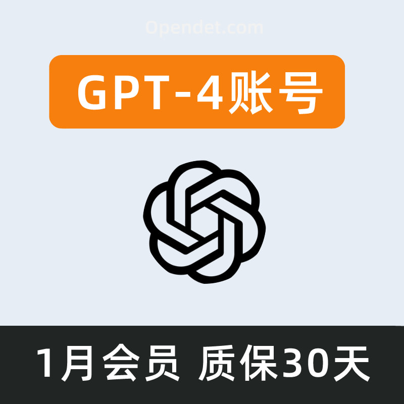 GPT4会员账号  独享账号 正规充值 单人独享 包售后30天 支持草莓模型